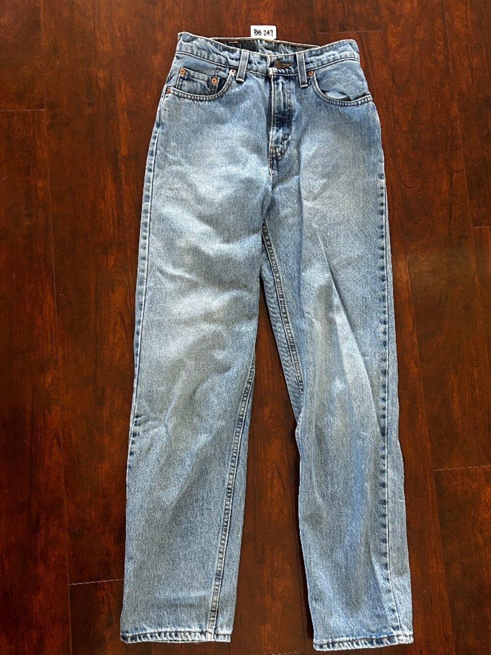 Levi's 560 Loose Fit Straight Leg Jeans High Waist Size 5 Jr USA